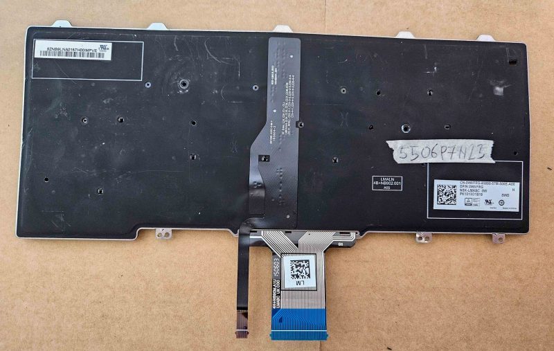 Tastiera originale usata per Dell Latitude E7250, codice ricambio Dell 0wvfrg - immagine 2