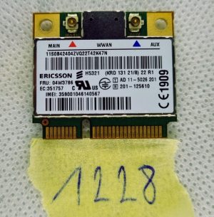 SCHEDA WIFI WIRELESS ERICSSON 3G WWAN H5321 FRU:04W3786 UMTS 850/900/1900/2100