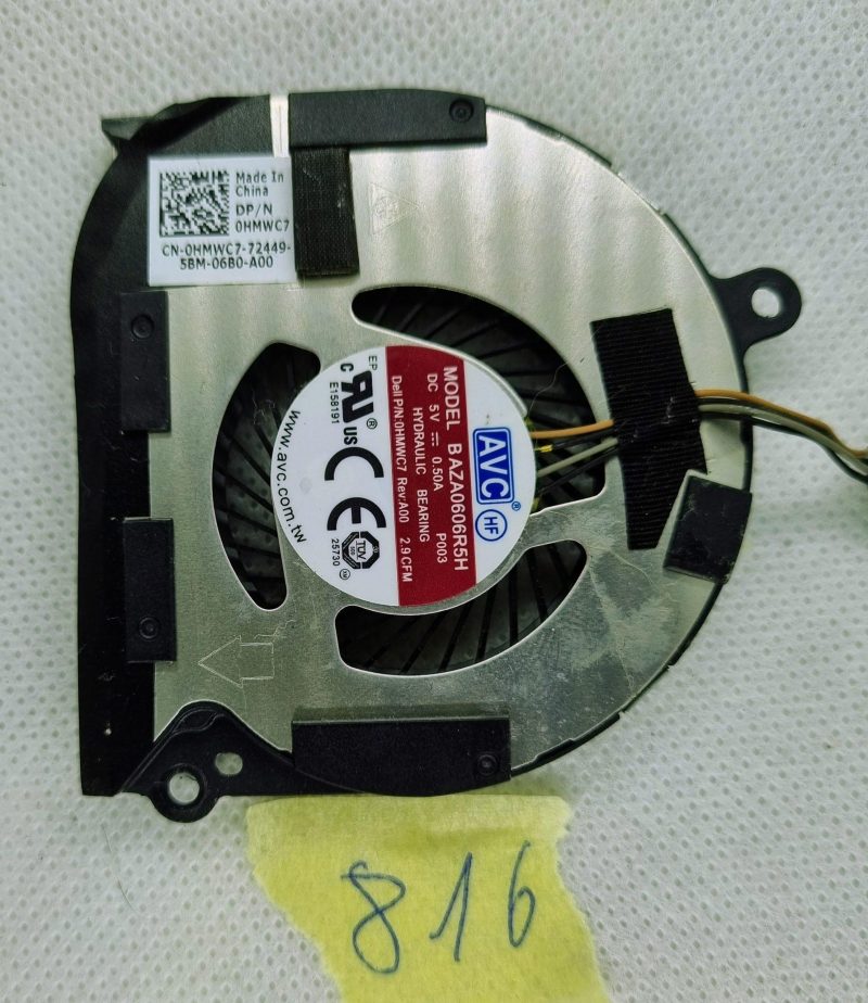 Ventola di raffreddamento CPU per Dell Latitude E7450 DC28000F5VL