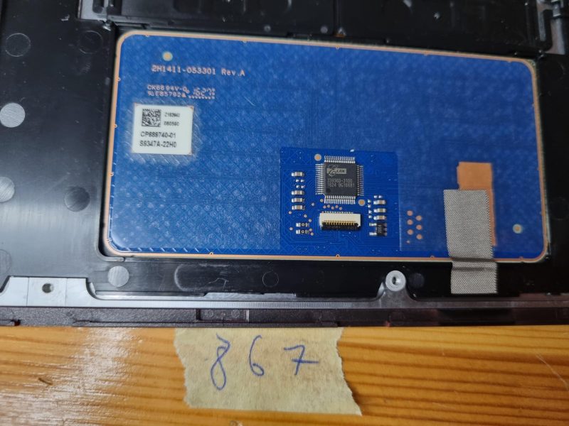 Cover per tastiera con touchpad per poggiapolsi FUJITSU LifeBook U745 - immagine 3