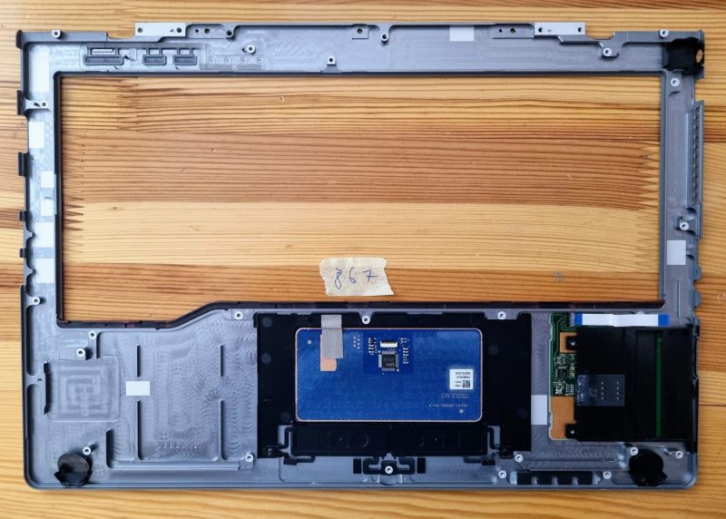 Cover per tastiera con touchpad per poggiapolsi FUJITSU LifeBook U745 - immagine 2