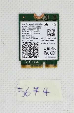 Modulo wireless FUJITSU E559 9560NGW SPS 937263-001 - Ricambio originale per laptop