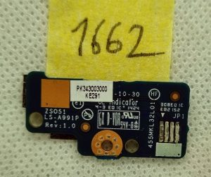 Per HP 15-G 15-R 15-R221TX Interruttore di accensione/spegnimento Scheda con cavo LS-A991P