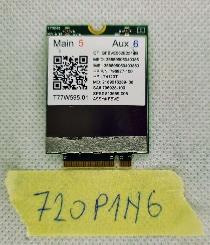 Per HP - Scheda wireless WWAN originale | 813559-005
