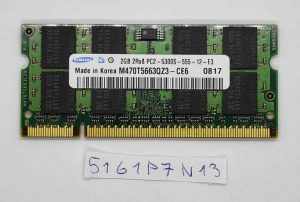 Fujitsu Esprimo D9500 2GB 2Rx8 PC2-5300S RAM M470T5663QZ3 – Testato e funzionante