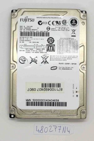 Fujitsu MHW2080BH HDD SATA 2.5 da 80 GB, 5400 giri/min - Archiviazione affidabile e al 100% integro