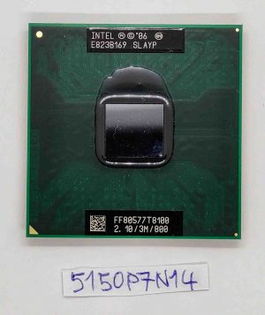 Processore Fujitsu Siemens Esprimo Mobile D9500 2,10 GHz 800 MHz 3 MB PGA478 Intel Core 2 Duo T8100 – Ricambio originale