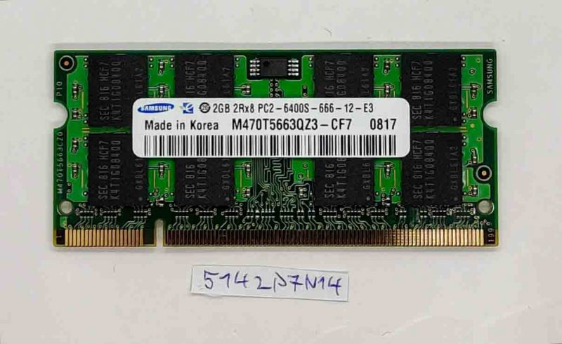 Fujitsu Siemens Esprimo Mobile D9500 2GB 2Rx8 PC2-5400S RAM – Aggiornamento originale per prestazioni migliorate