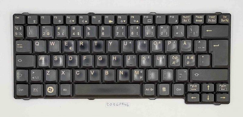 Tastiera Fujitsu Siemens Esprimo Mobile D9500 M9400 V5515 – Ricambio originale | Alta qualità