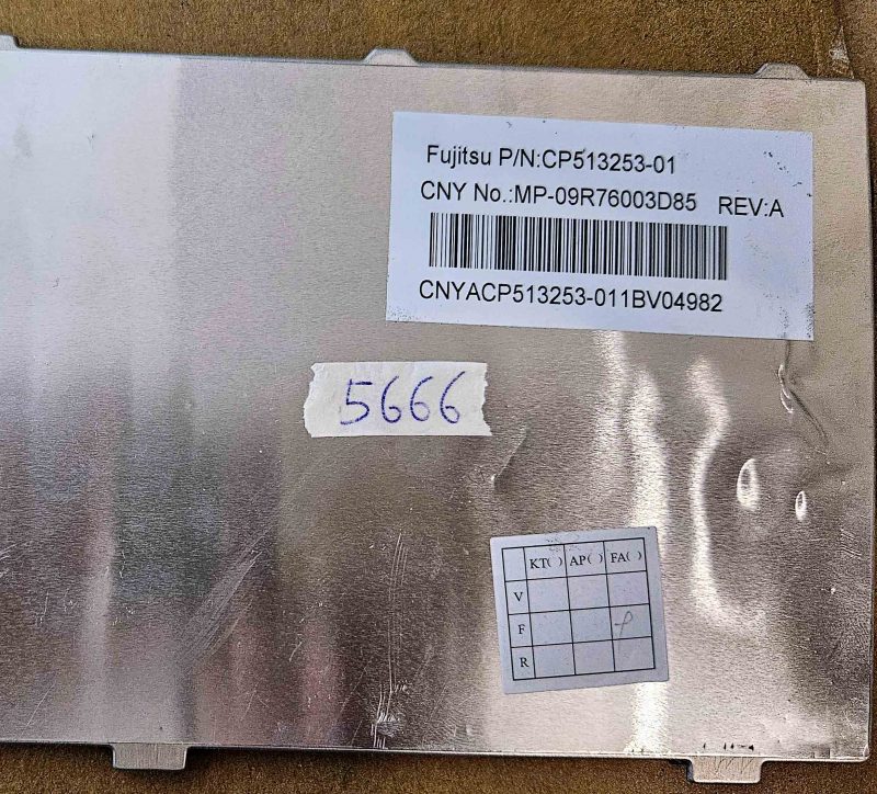 Tasti della tastiera Fujitsu Siemens Lifebook CP513253-01 – Ricambi originali per laptop - immagine 2