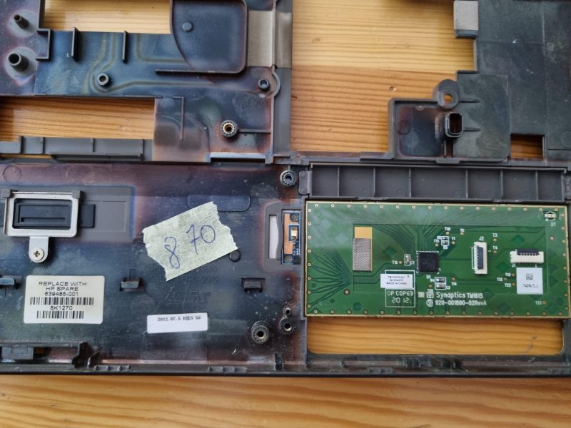Custodia superiore per poggiapolsi originale HP ProBook 6360t con touchpad 639485-001 - immagine 2