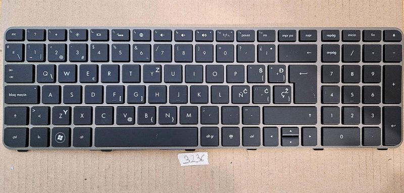 Tastiera originale 610914-071 per laptop HP Envy 17-1000 17-2000 - retroilluminata