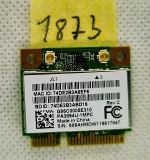 Scheda Mini PCIe wireless BT 3.0 Atheros AR5B195 N150 802.11n originale PA3894U-1MPC