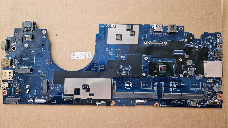 Scheda madre originale CN-08VMCW per Dell Latitude 15 5580 con CPU I5-6200U - CDM80 LA-E091P - immagine 2
