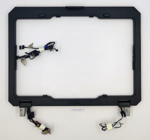 Cornice schermo originale Dell Latitude 12 Rugged Extreme 7204 con cornice e cerniere