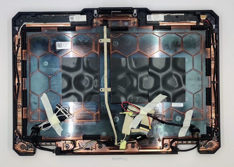 Coperchio superiore posteriore LCD originale Dell Latitude 14 Rugged Extreme HUA01 XGCYY - immagine 2
