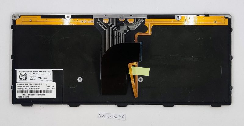 Tastiera originale Dell Latitude 5404/5414/7204/7404 robusta in inglese americano 0186tv 0HMW9K K6 - immagine 2