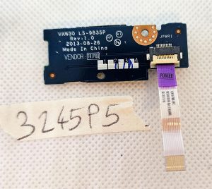 Scheda pulsante di accensione e cavo a nastro originali Dell Latitude E5440 VAW30 LS-9835P