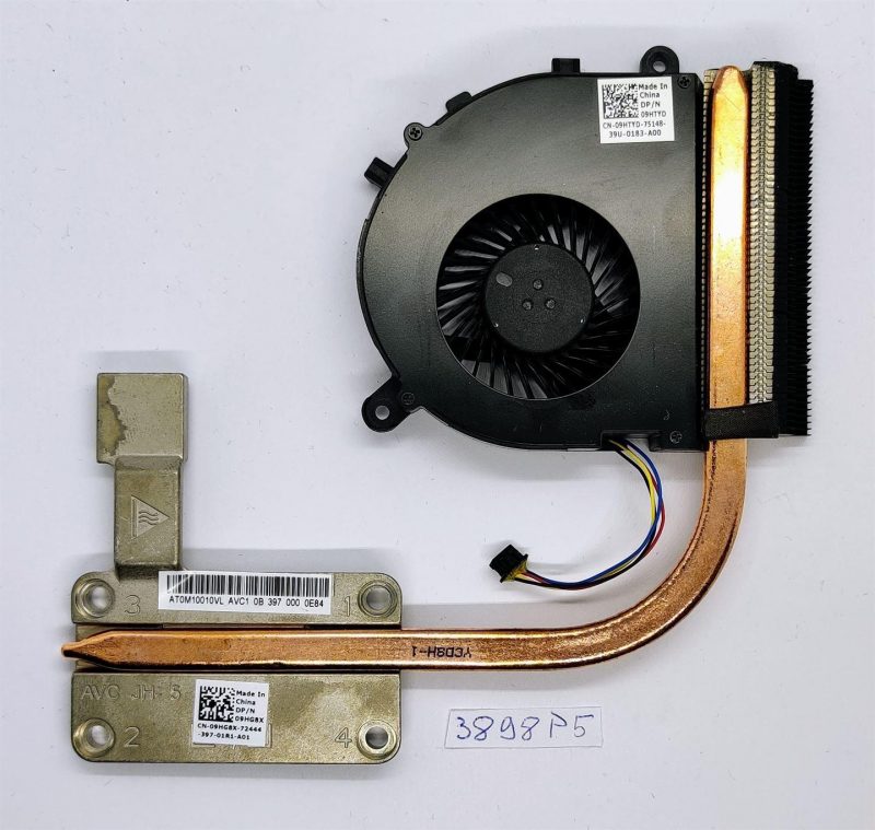 Dissipatore di calore originale Dell Latitude E5530 + ventola AT0M10010VL 9HG8X 09HTYD
