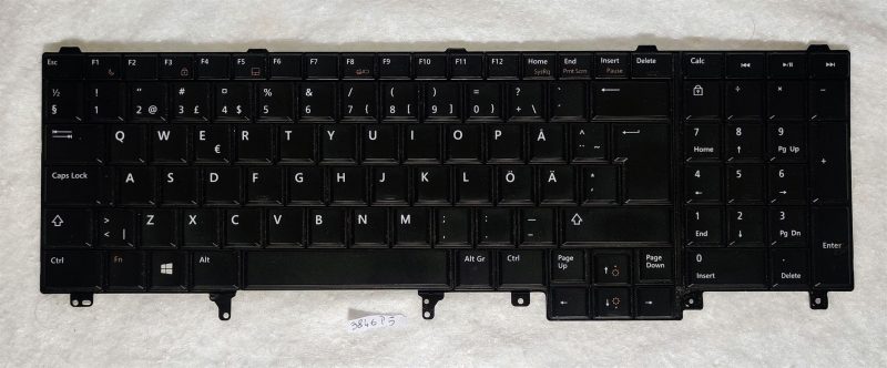 Ricambi originali per laptop Dell Latitude E5530 con tastiera svedese di qualità 05T7VT