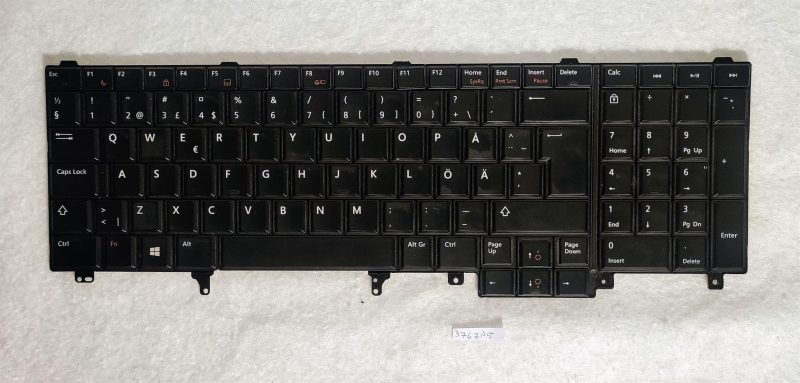 Ricambi originali per laptop Dell Latitude E5530 con tastiera svedese di qualità 05T7VT