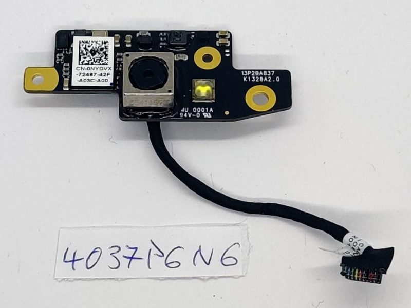 Modulo webcam robusto estremo originale Dell NYDVX Latitude 12 7204