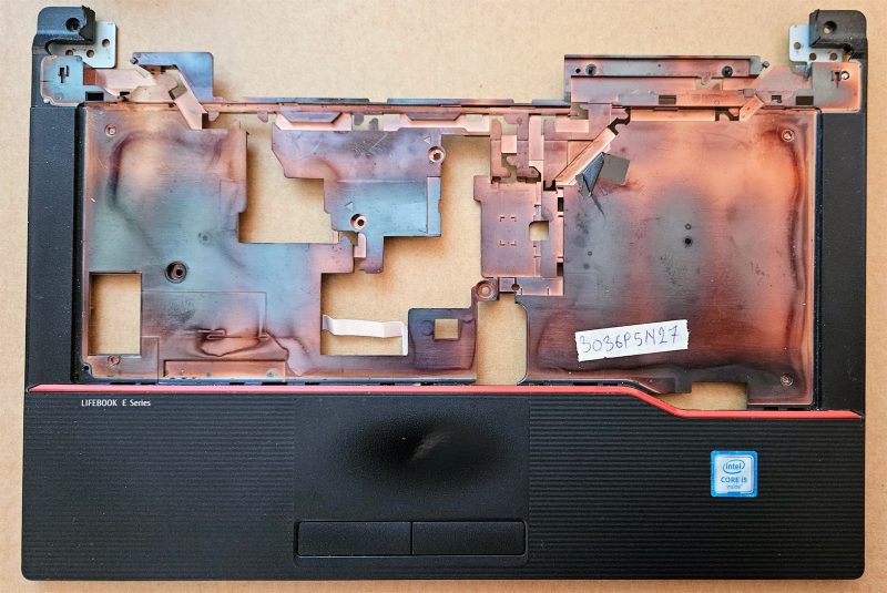 Cover centrale poggiapolsi originale Fujitsu LifeBook E546 + touchpad (senza tasti touchpad) | Ricambi per laptop