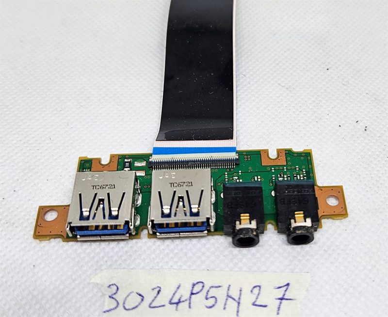 Scheda audio USB originale Fujitsu Lifebook E546 con cavo CP693720 - Ricambi per laptop