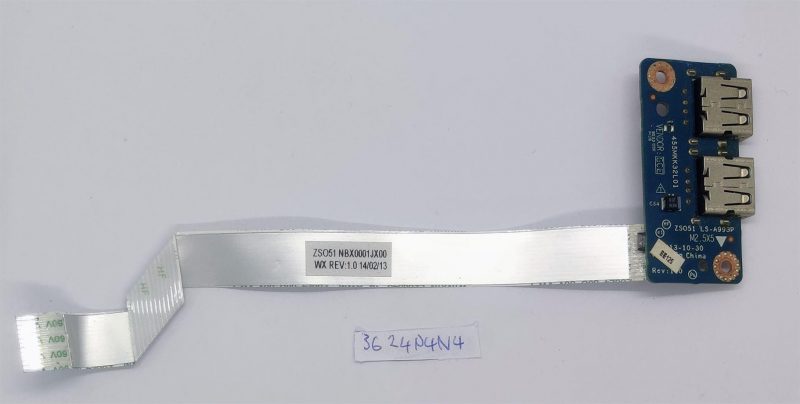 Scheda USB originale per notebook HP Pavilion 15-r210nt - ZS051 LS-A993P NBX0001JX00