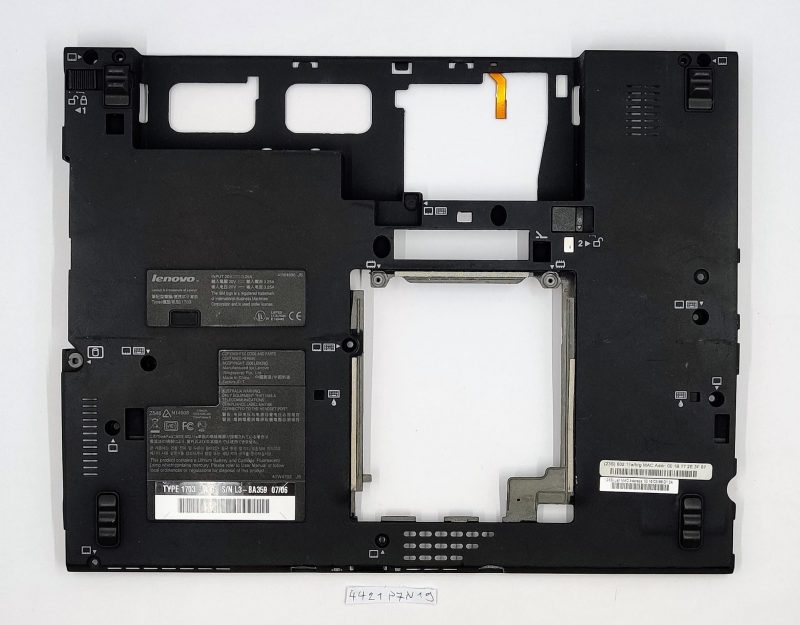 Telaio originale IBM ThinkPad X61s, base e coperchio inferiore Lenovo 42X5079