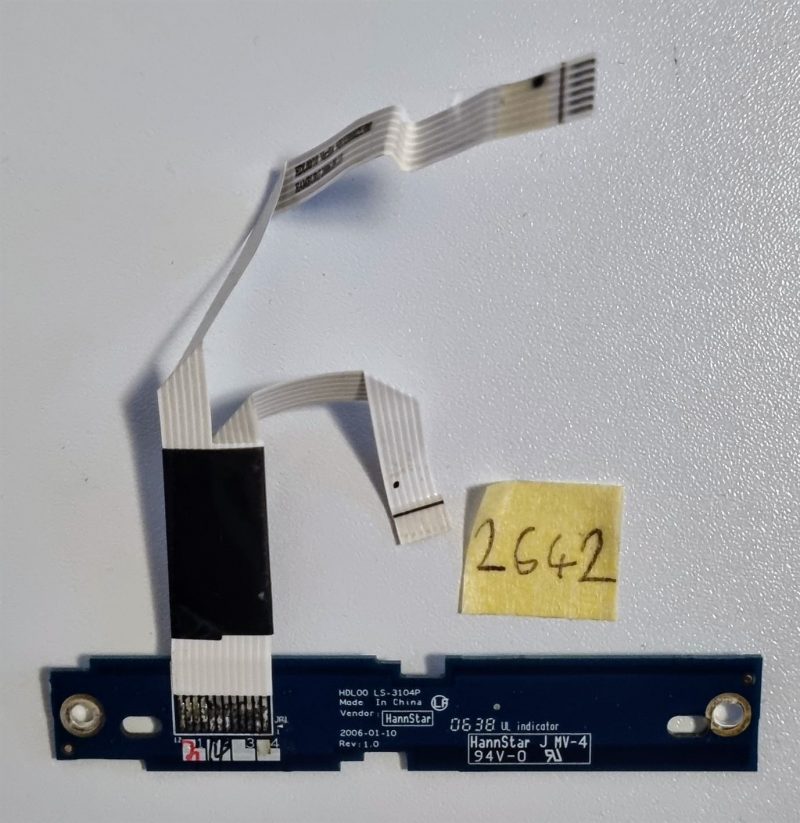 Scheda pulsanti touchpad Lenovo originale LS-3104P 4559AS39L01 con cavo per la serie 3000 N100 0768 - immagine 2