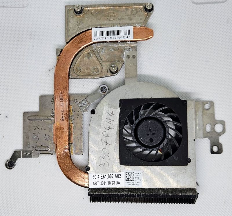 Ventola di raffreddamento CPU originale per laptop Dell Inspiron 15R N5110 con dissipatore di calore 0J1VPC J1VPC