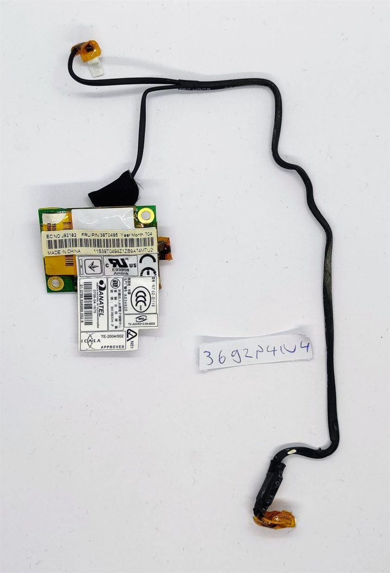Modulo Bluetooth originale Lenovo T61 J92182 39T0495 - Ricambi OEM per laptop - Spedizione in tutto il mondo