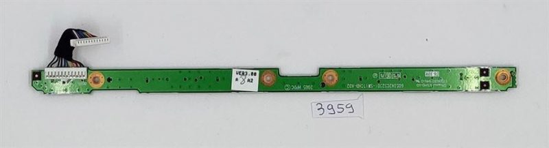 Scheda e cavo del pulsante di accensione originali per laptop HP Compaq NX6325 - Parte di ricambio