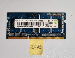 Memoria per laptop Ramaxel originale 4 GB DDR3 PC3-12800S RMT3170EB68E9W-1600, spedizione rapida