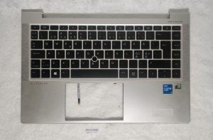 Tastiera Nordic originale per HP EliteBook 745 840 G7 G8, cover superiore per poggiapolsi, parti per laptop - retroilluminata