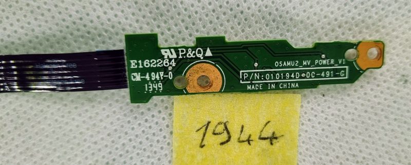Scheda pulsante di alimentazione HP 255 G2 con cavo 010194D-00-491-G - Ricambio originale