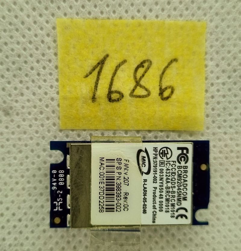 HP 398393-002 MODULO BLUETOOTH - BT V2.0