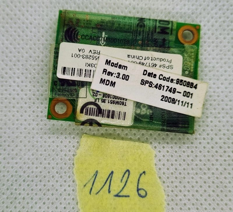 Scheda di rete adattatore per modem Agere D40 per notebook Compaq HP 461749-001