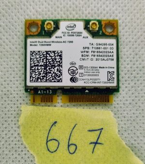 Scheda PCI-E Half Mini Intel 7260HMW BN 802.11n Wireless-N 7260 HP 717384-001