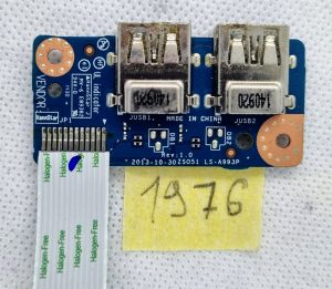 Scheda USB OEM HP 749649-001 LS-A993P NBX0001JX00 con cavo per 15-R110DX
