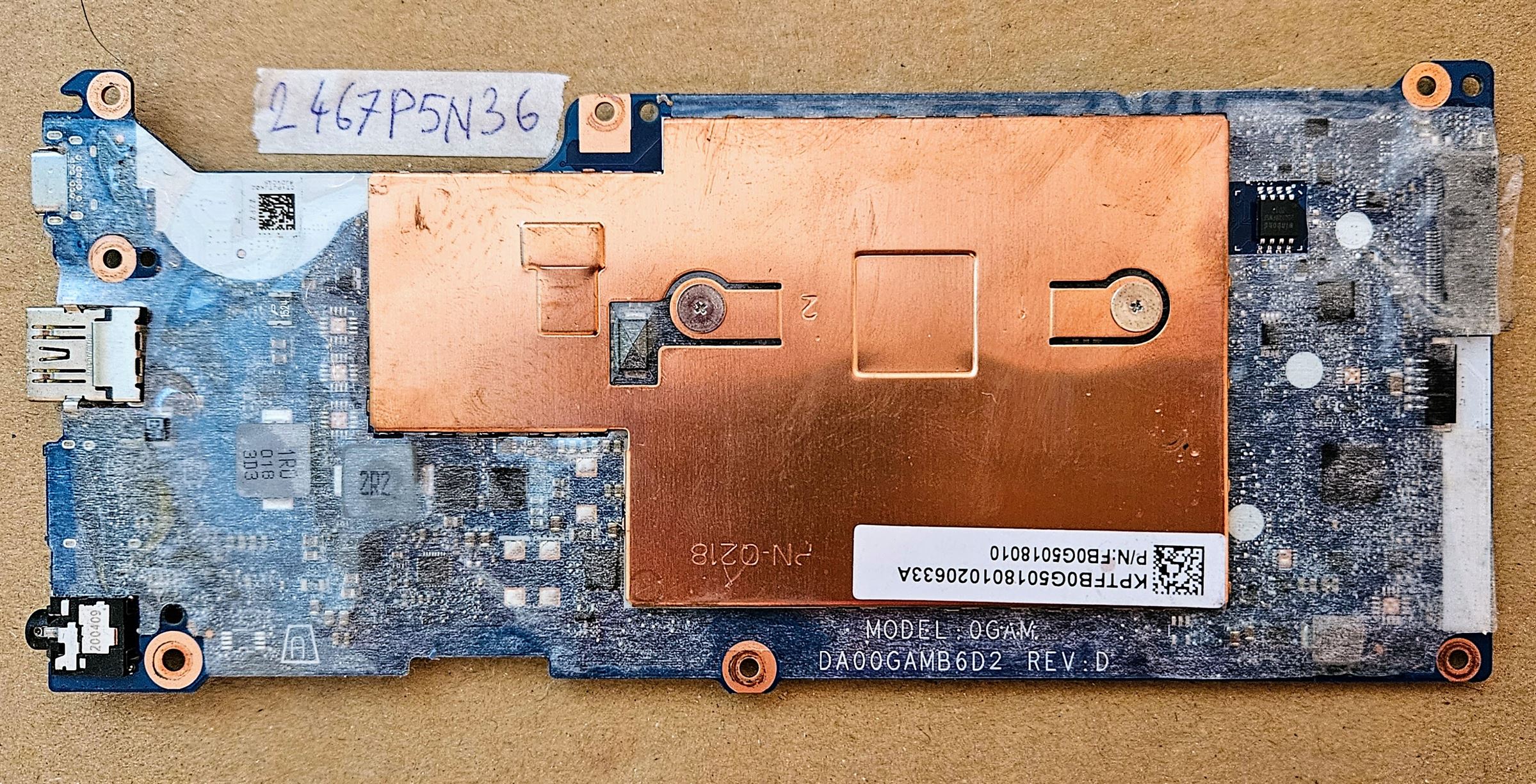 Scheda madre HP Chromebook 11 G8 EE DA00GAMB6D2 N4020 CPU 4 GB | Originale OEM - immagine 2