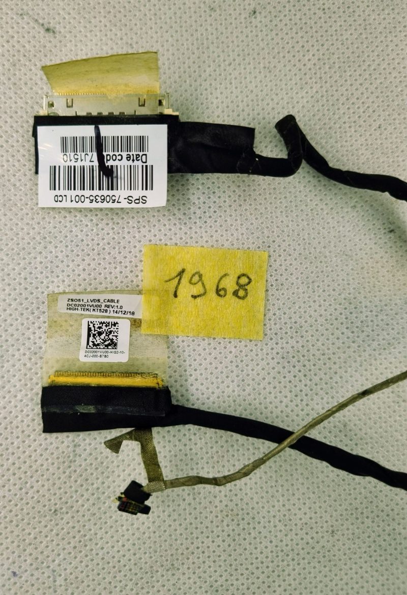 Cavo Display Cavo Video SPS 750635-001 per HP Compaq 15-s000eg - Cavo Video Originale per Laptop