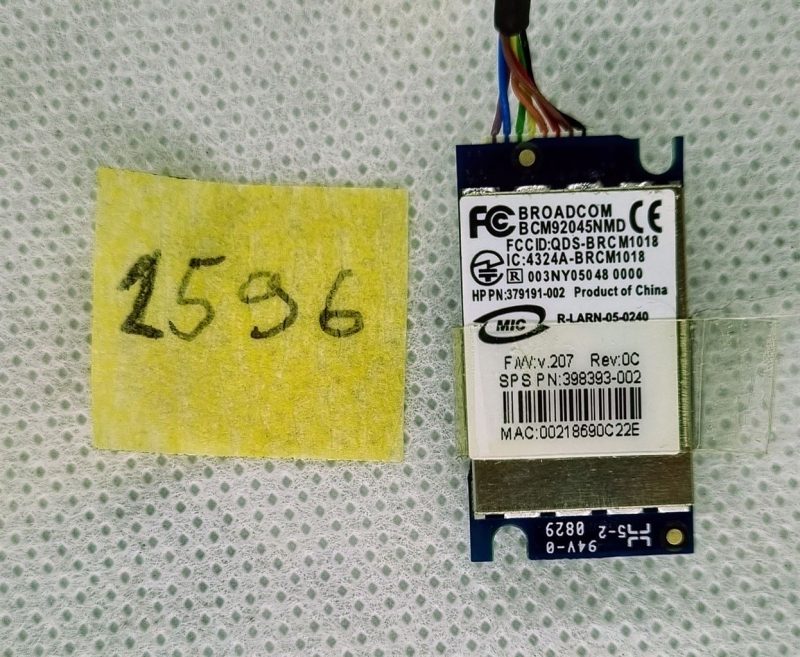 Scheda modulo Bluetooth HP Compaq nx7300 339393-002 BCM92045NMD
