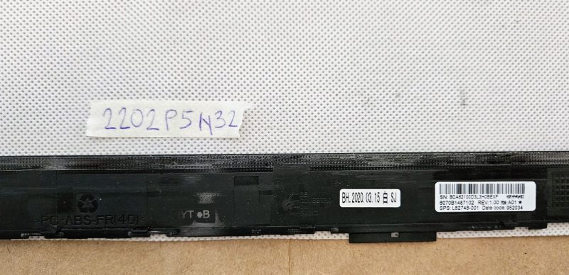HP EliteBook 840 745 G6 ZBook 14U G5 B Shell Screen Frame L62748-001 - Ricambio originale! - immagine 2