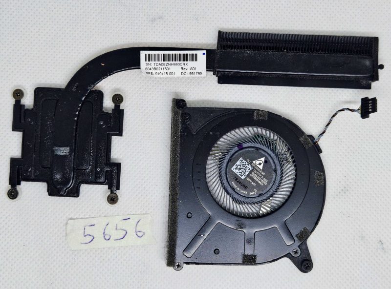 Ventola CPU e dissipatore di calore HP EliteBook x360 1020 G2 919415-001 – Ricambio originale per laptop