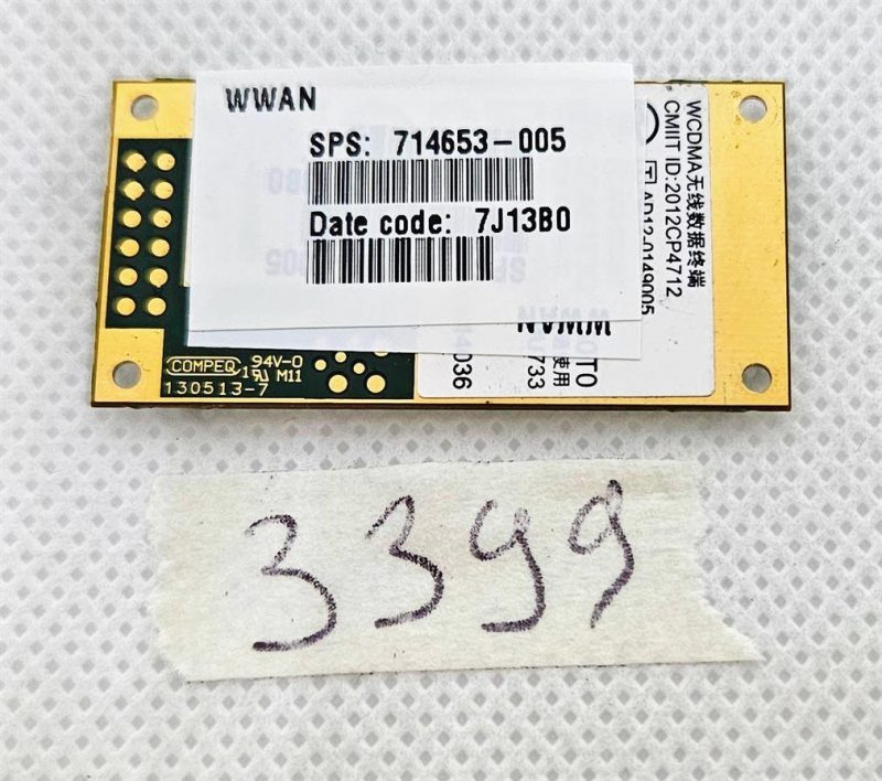 Scheda HP ElitePad 900 G1 WWAN HSPA+ MU733 714653-005 - Modulo a banda larga mobile originale