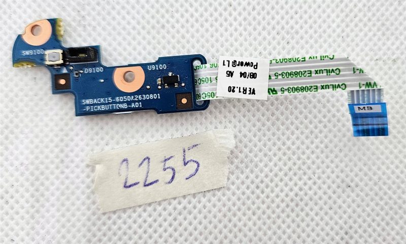 Pulsante di accensione con cavo flessibile per laptop HP Elitebook 820 G2 6050A2630801