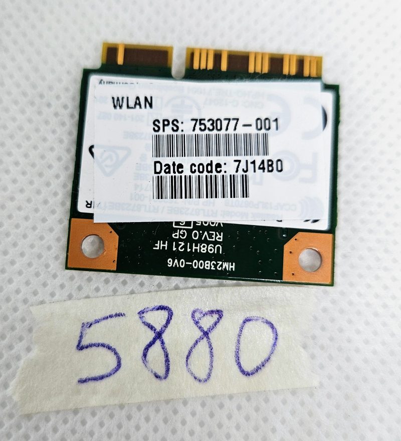 Scheda WiFi OEM HP ProBook 470 475 G2 RTL8723BE WLAN Bluetooth 4.0 753077-001