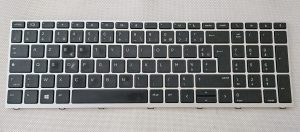 Tastiera usata per HP ProBook 650 G4 655 G4 650 G5 - Layout AZERTY - Non retroilluminata - Numero di parte compatibile